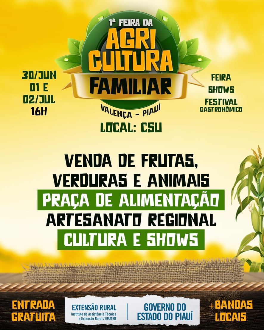 Valença recebe a Feira da Agricultura Familiar Vinicius Vainner