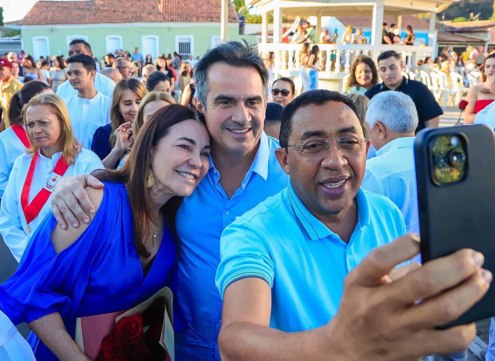 Ciro Nogueira, Margarete e Joel em SRN