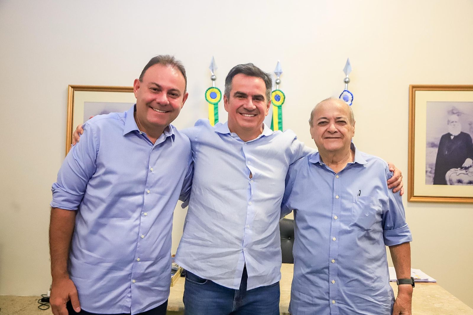 Silvio Mendes, Jeová Alencar e Ciro - Foto: Reprodução