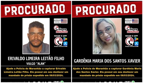DHPP de Timon divulga foto de casal acusado de matar empresário