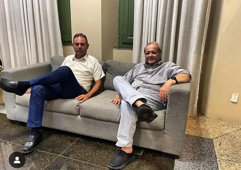 Sílvio Mendes e Jeová Alencar - Foto: Reprodução