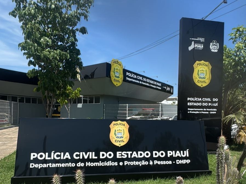 Departamento de Homicídios e Proteção à Pessoa (DHPP). Foto: Divulgação/PC-PI