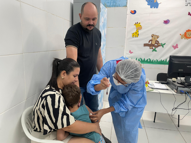 FMS promove Dia D de vacinação contra a gripe e HPV neste sábado (17). Foto: Ascom/FMS