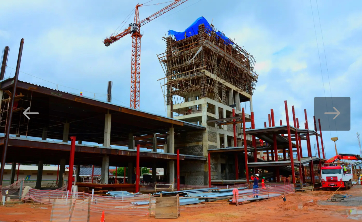 Novo Hospital de Emergência do Amapá já tem obras no 2º pavimento do prédio, em Macapá