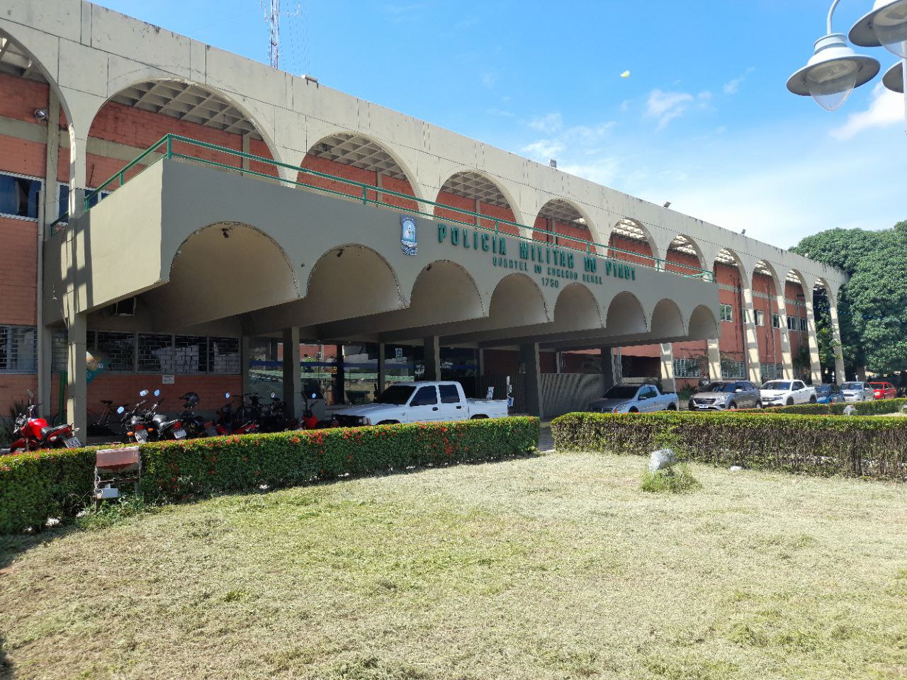 Fachada do Quartel Geral da PM (QCG)