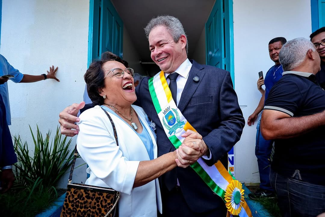 Prefeito Rafael e vice, Socorro Waquim - Foto: Reprodução