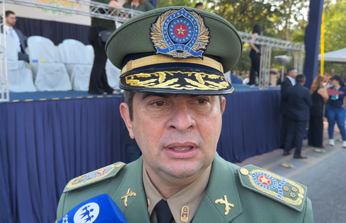 Coronel Scheiwann Lopes no Desfile de 7 de Setembro em Teresina - Foto: Fábio Wellington/ Lupa1