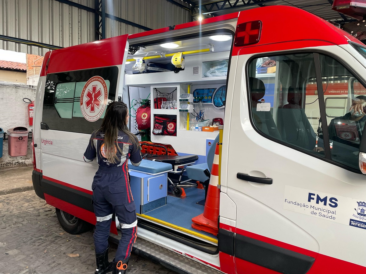 SAMU de Teresina passa a contar com ambulância exclusiva para atendimentos em saúde mental