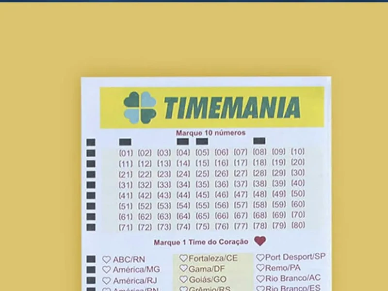Confira o resultado da Timemania 2261 de hoje 28/06/2025