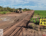 Obra da Rodovia Transcerrados