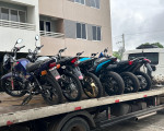 Motos apreendidas na 