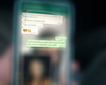 Imagens de conversas de suspeito de pedofilia com suas vítimas, crianças entre 8 a 12 anos