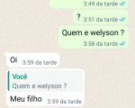 Mensagens de golpistas à família de Antônio