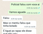 Mensagens de golpistas à família de Antônio