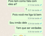 Mensagens de golpistas à família de Antônio