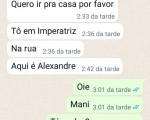 Mensagens de golpistas à família de Antônio