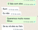 Mensagens de golpistas à família de Antônio
