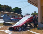 Avião cai em Teresina - Foto: Laura Cardoso/TV Lupa1
