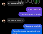Conversas entre mãe de Lucas Vinicius e seu filho