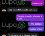 Conversas entre mãe de Lucas Vinicius e seu filho