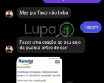 Conversas entre mãe de Lucas Vinicius e seu filho