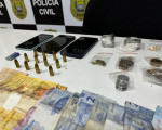 Apreensões durante operação Draco160 - Foto: Divulgação/SSP-PI