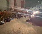 Dupla é capturada após cair de moto durante fuga - Foto: Reprodução