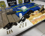 Material ilícito apreendido na Draco 162 - Foto: Divulgação/Draco