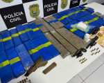 Material ilícito apreendido na Draco 162 - Foto: Divulgação/Draco