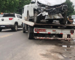 Criminoso bate carro roubado de vereador João Pereira - Foto: Reprodução