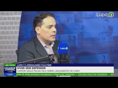 Entrevista completa com o cantor Saulo Palha no Grande Jornal Lupa1