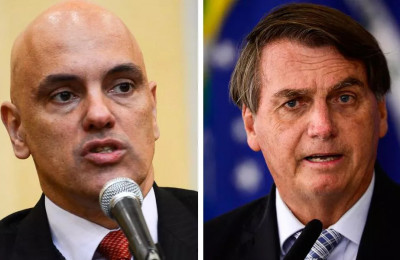 Bolsonaro aciona STF contra Alexandre de Moraes por abuso de autoridade