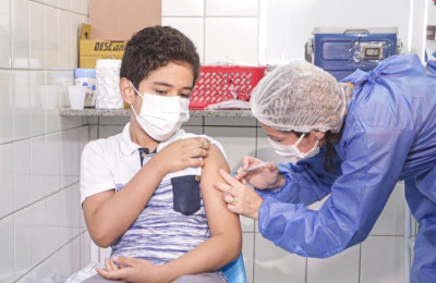 FMS amplia vacinação para crianças de nove anos sem comorbidades
