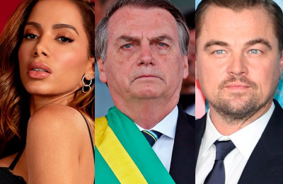 Bolsonaro ironiza encontro de Anitta com Leonardo Di Caprio