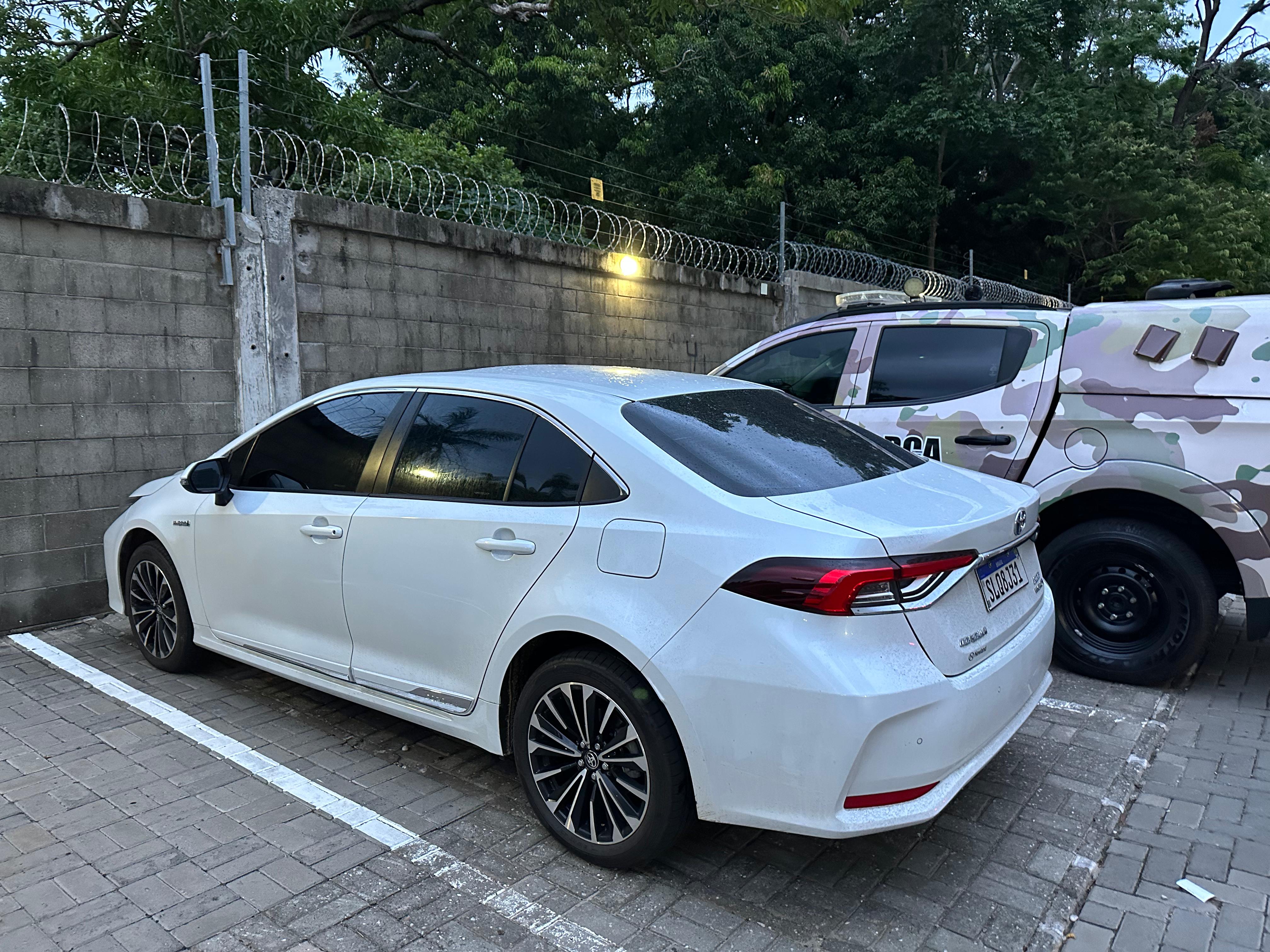 Carros apreendidos na 