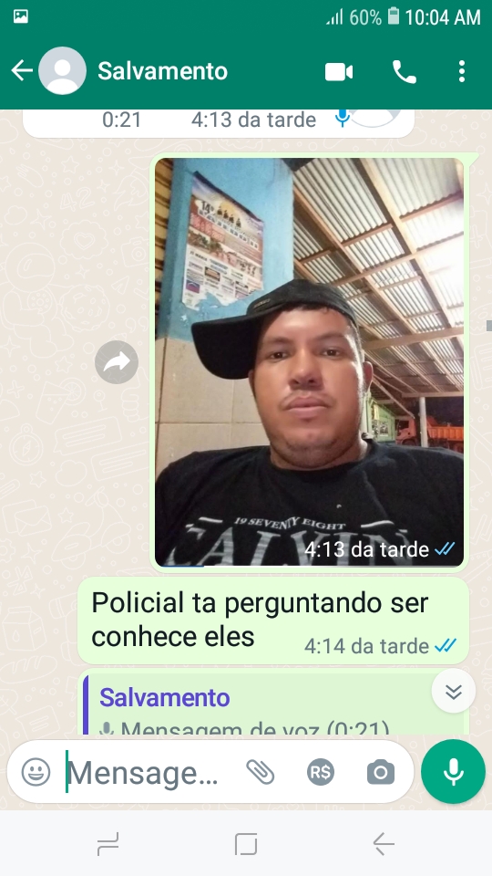 Mensagens de golpistas à família de Antônio