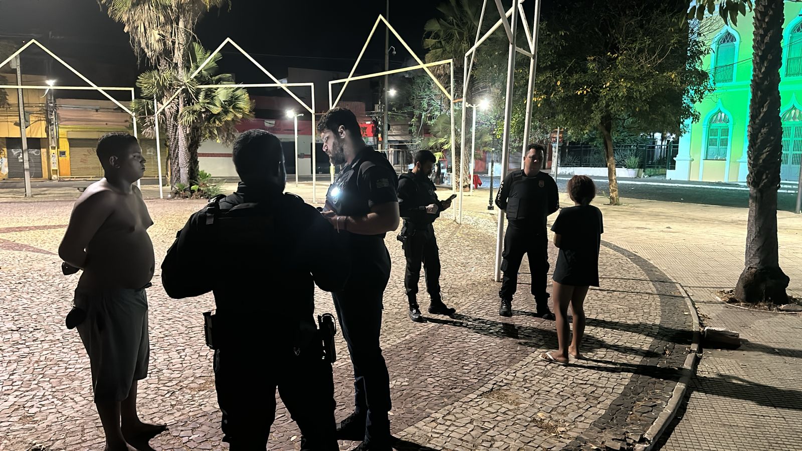 Operação no Centro de Teresina - Foto: Divulgação/DEOP