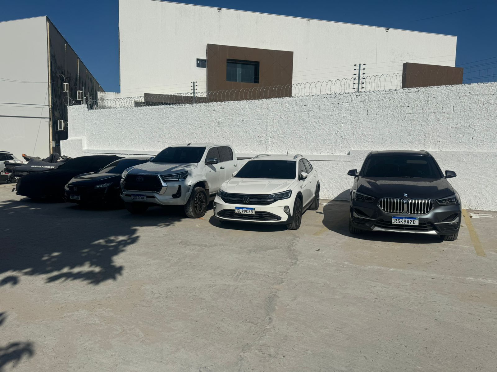 Carros apreendidos na Operação Jogo Sujo II - Foto: Divulgação/SSP-PI