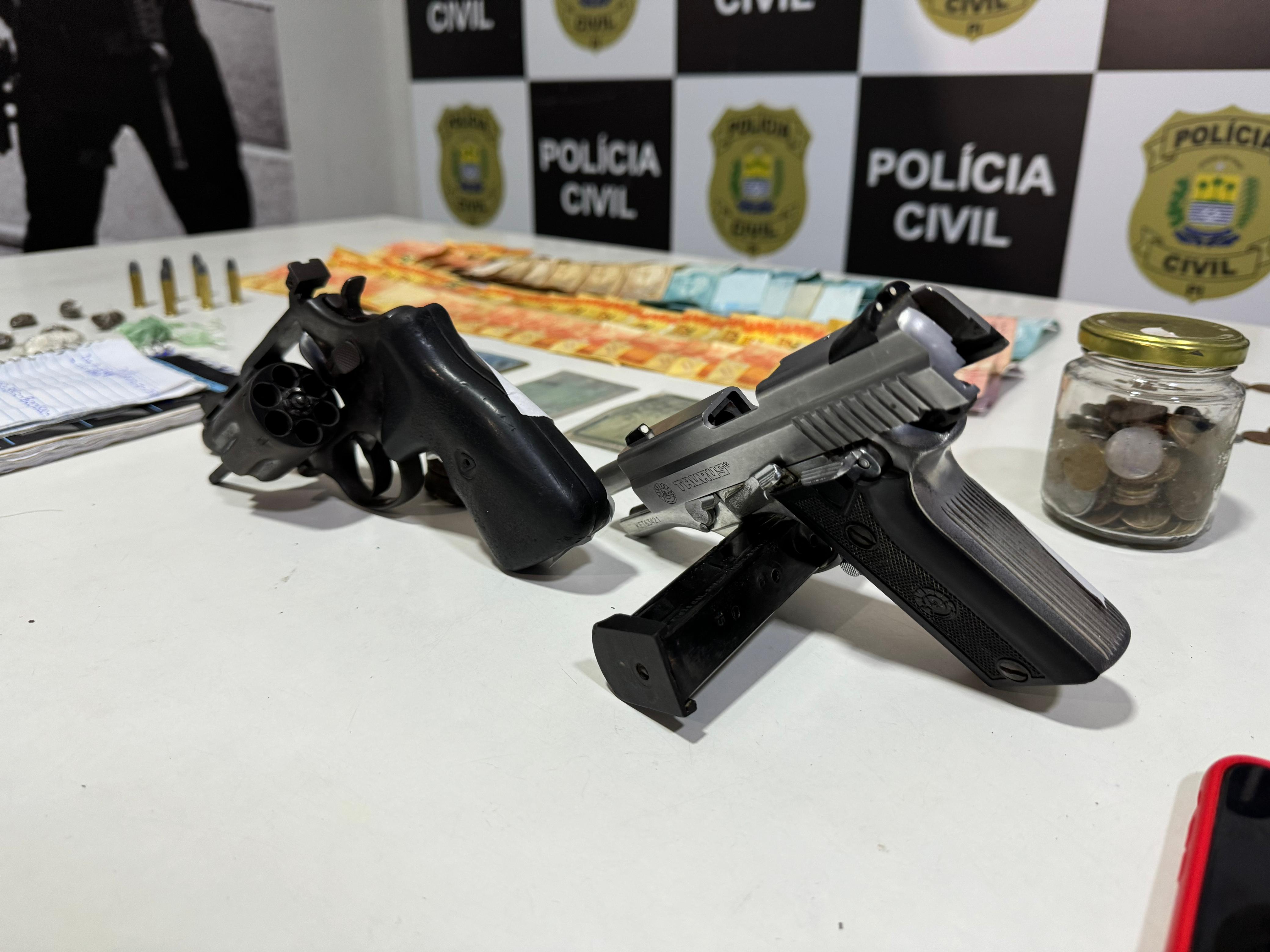 Apreensões durante operação Draco160 - Foto: Divulgação/SSP-PI