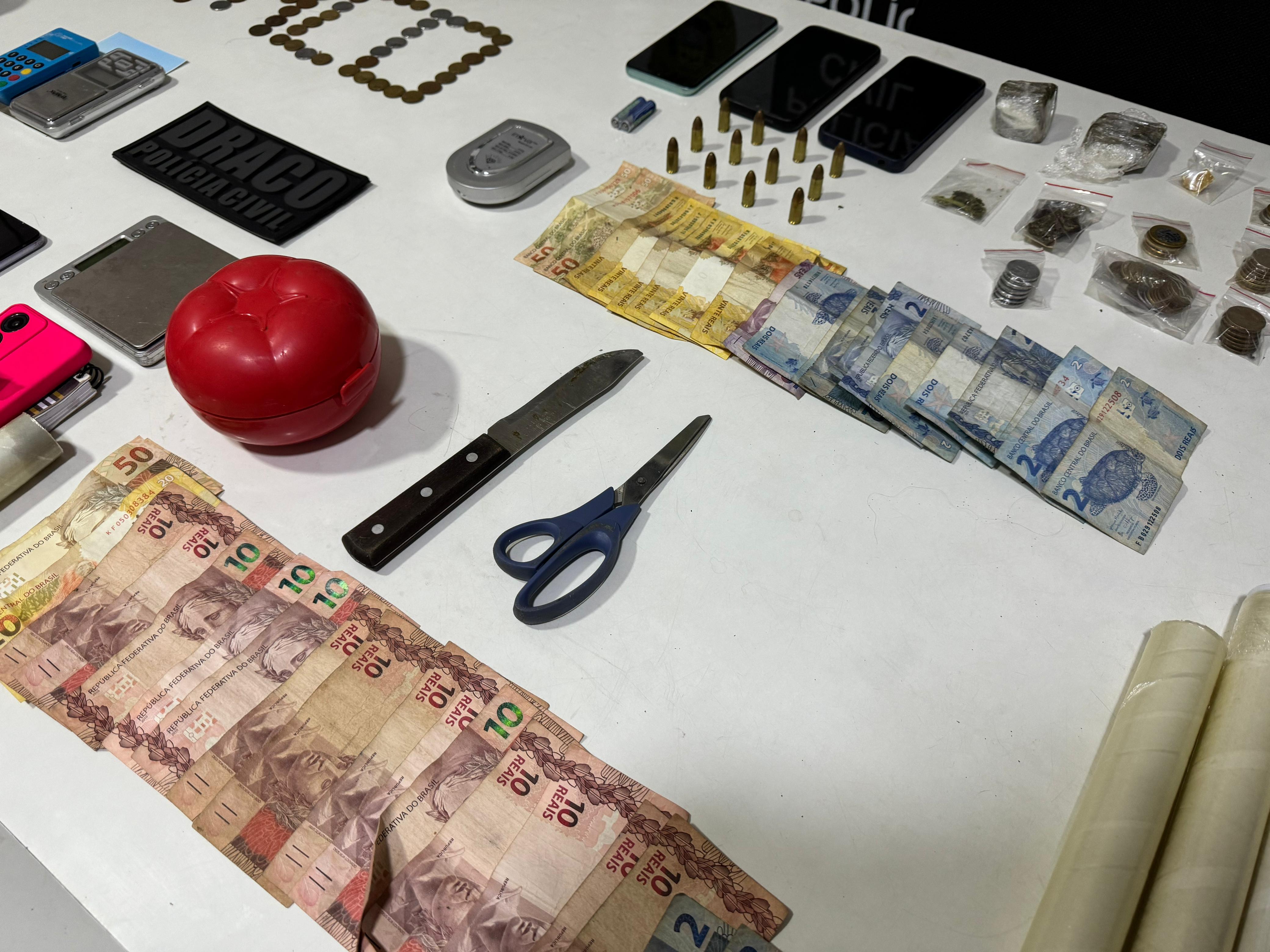 Apreensões durante operação Draco160 - Foto: Divulgação/SSP-PI