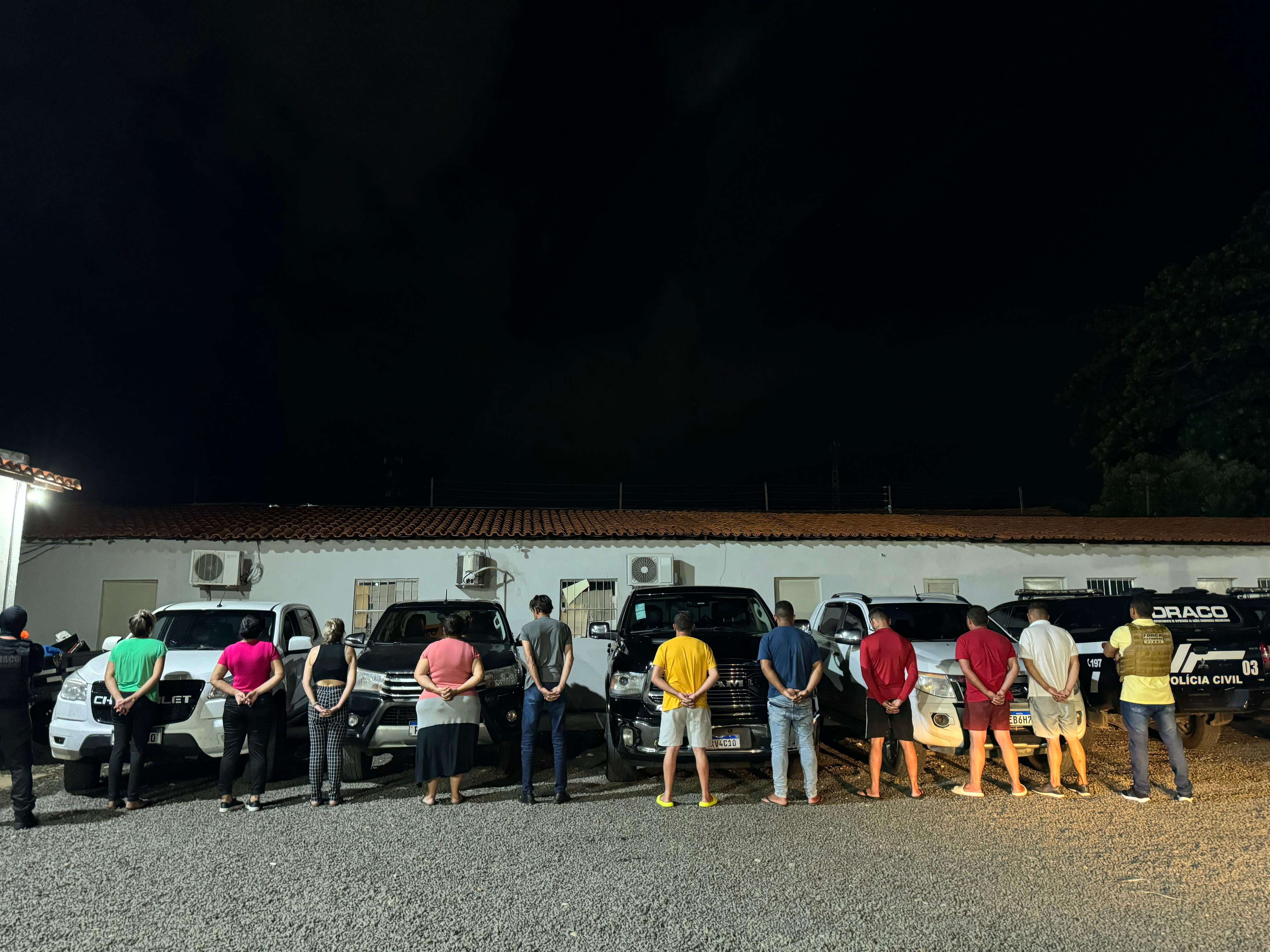 Draco e Feisp desarticulam organização criminosa composta por família no PI - Foto: Divulgação/SSP-PI