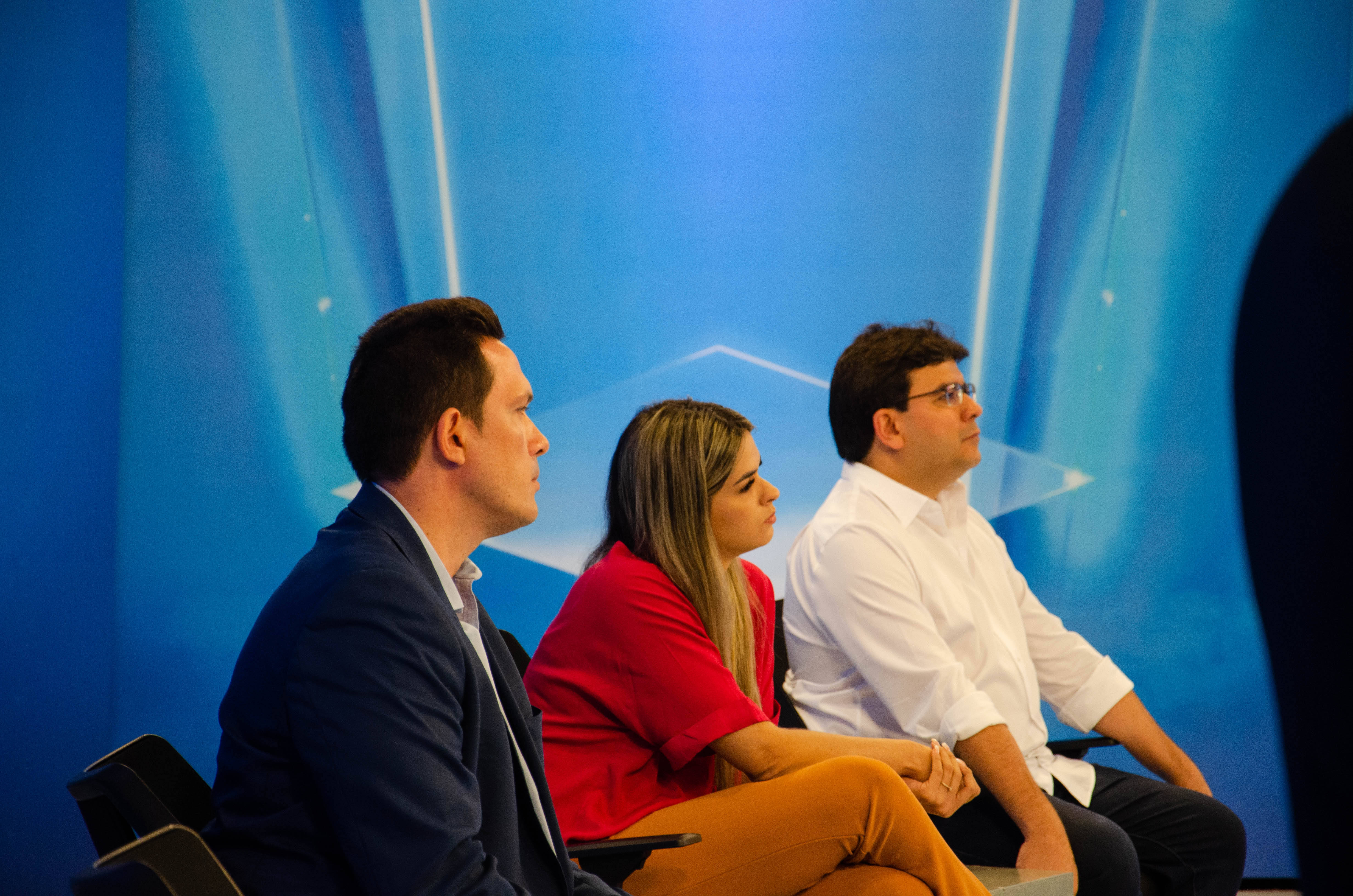 Primeiro debate para governador foi transmitido pela TV Cidade Verde.