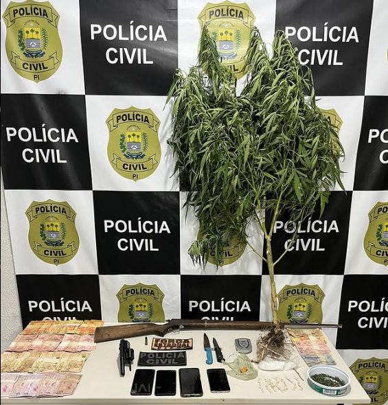 ​Suspeito de liderar facção criminosa é preso por tráfico de drogas no Piauí