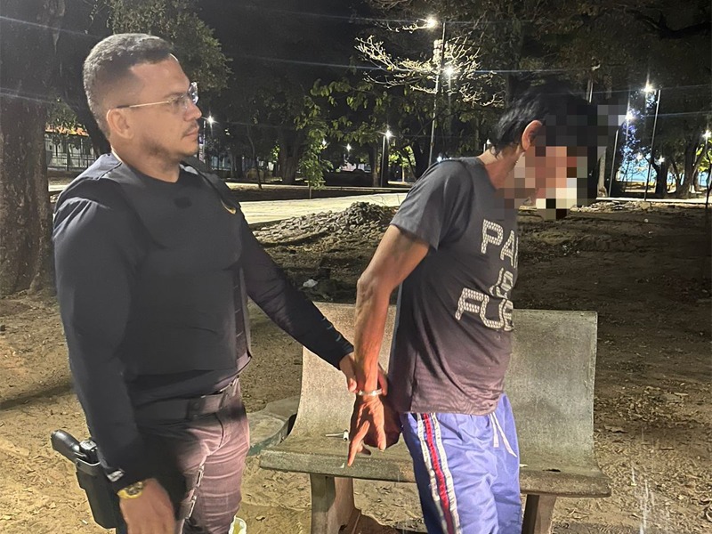 “Índio” é preso acusado de tentativa de homicídio em Teresina - Foto: divulgação/SSP-PI