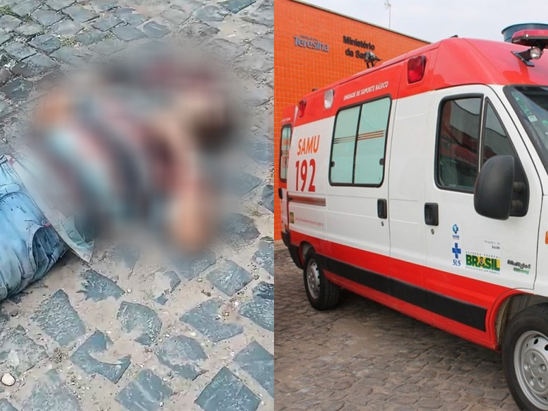 Homem é alvejado por tiros em Teresina e morre dentro de ambulância