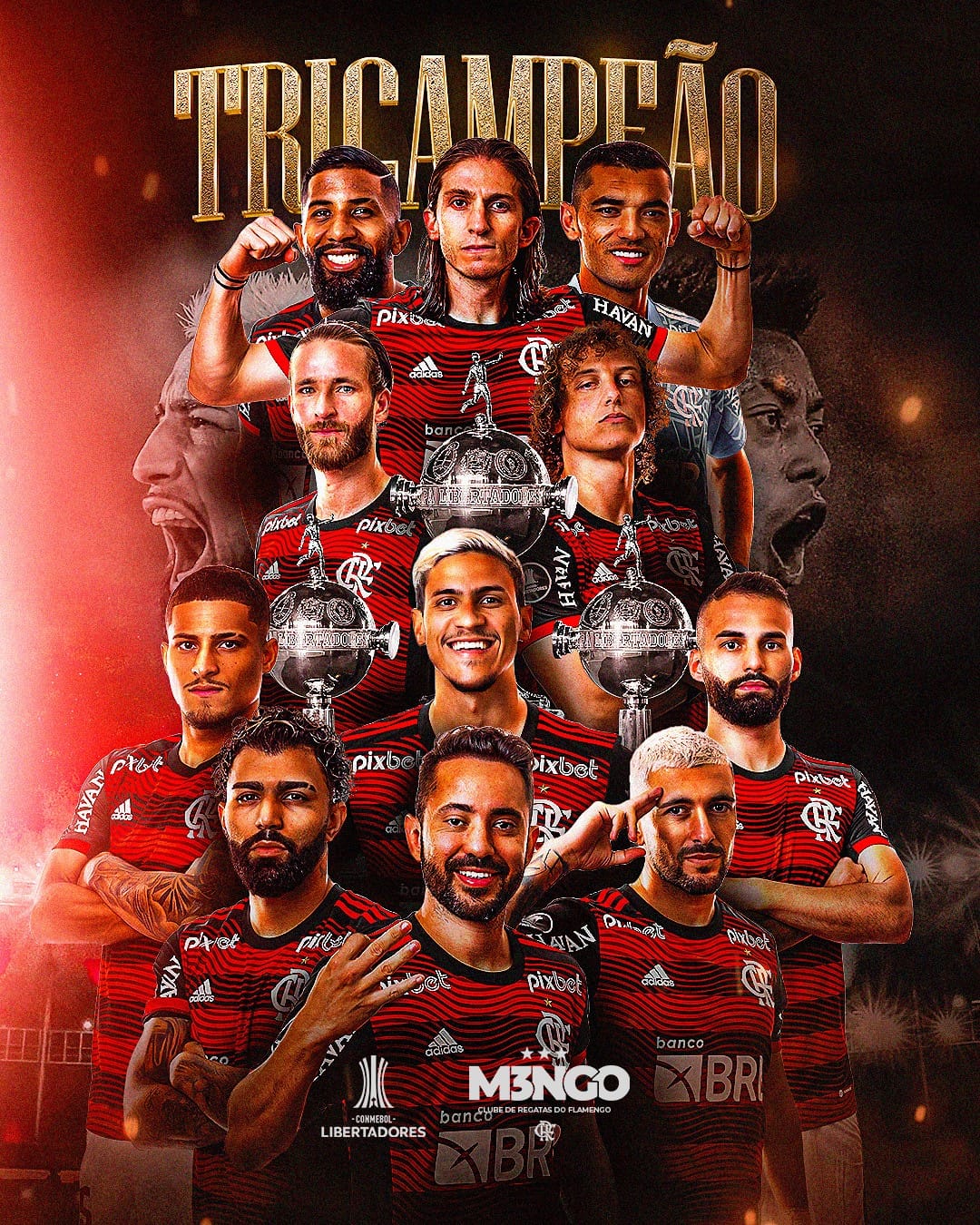Flamengo é Tricampeão da Libertadores da América Geral